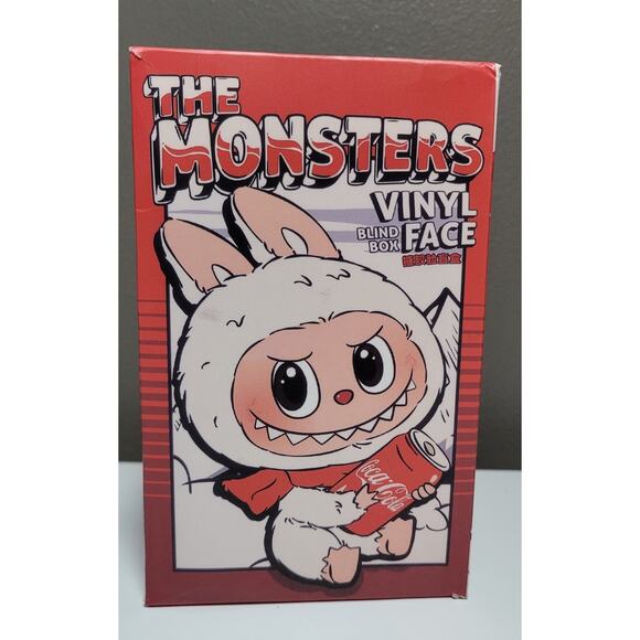 POP MART The Monsters Labubu Coca-Cola Plush Pendant Authentic Sealed BLIND BOX - Picture 1 of 5